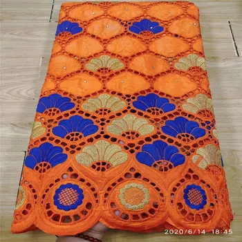 

2020 New arrival african Bazin riche fabric with beads embroidery lace / bazin riche dress material Nigerian 3L061508