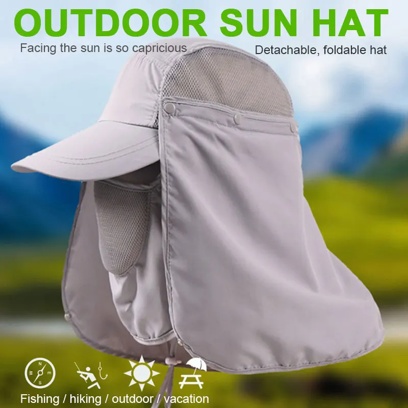 Sun Visors Apparel Cooling Cap Sunshade Hat Dome Waterproof Fabric 4 Color Baseball Cap Practical