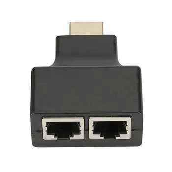 

HDMI Dual RJ45 CAT5E CAT6 UTP LAN Ethernet HDMI Extender Repeater Adapter 1080P For HDTV HDPC PS3 STB HDMI to RJ45