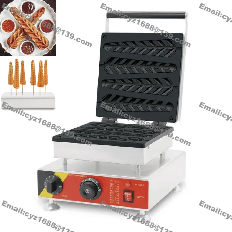 

Free Shipping 4pcs 110v 220v Electric Commercial Belgian Lolly Waffle Maker Iron Machine Baker with Display Holder