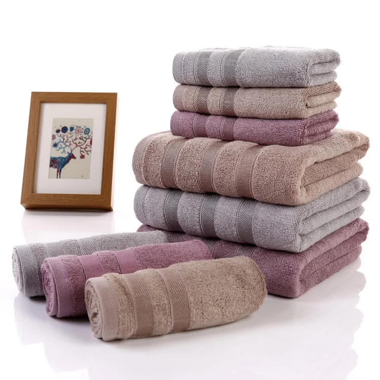 

Home Textile Cotton towel plushness and high Absorbency for adults Clients Hair Face Body Use Home Pantry towels bathroom