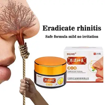 

1PC Rhinitis Cream Nasal Problem Protection Cream Effective Treatment of Rhinitis Nasal Congestion Runny Nose Sneezing Plaster