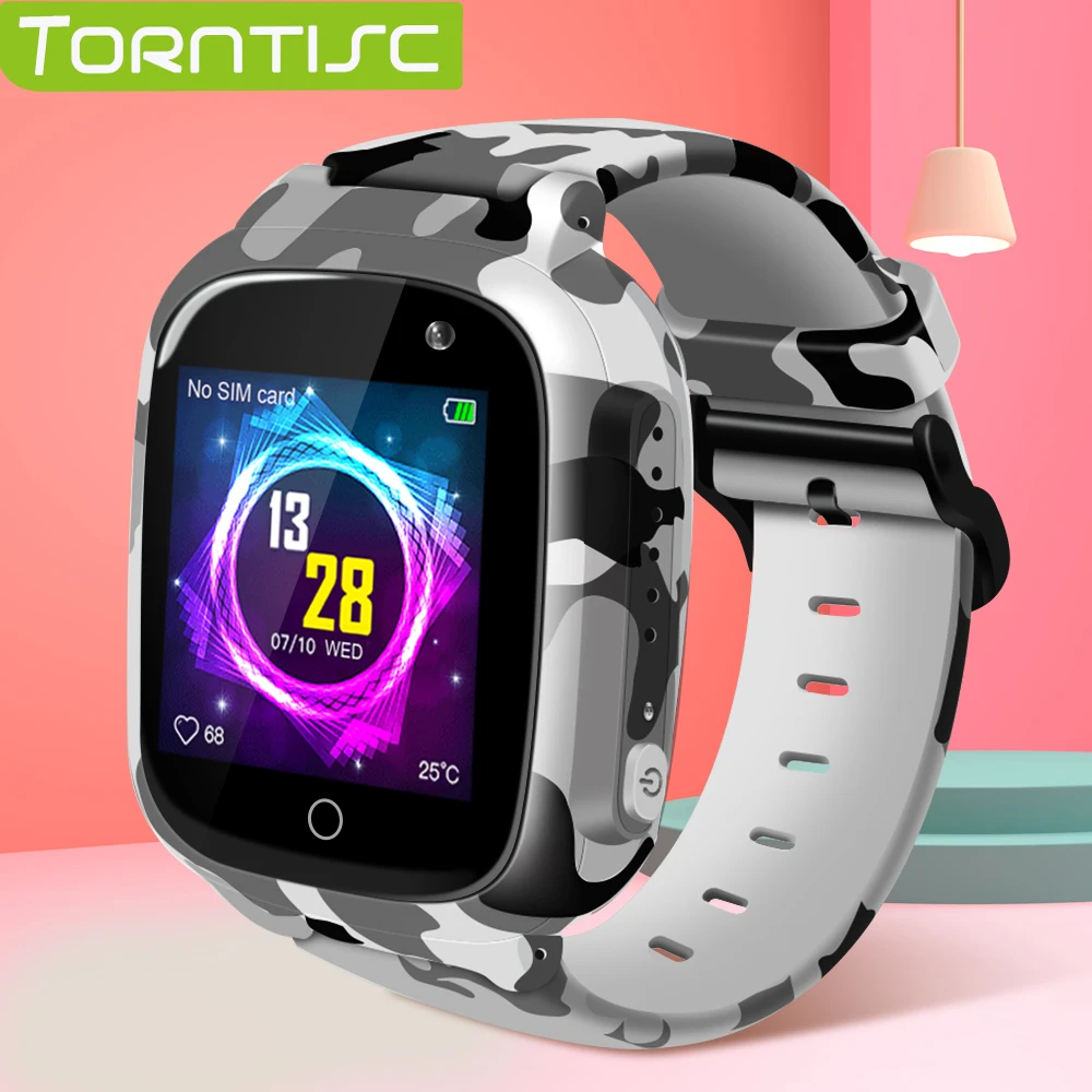 

Torntisc Kids Smart Watch Colorful Screen GPS SOS one-click Call Location 600 Mah Anti Lost Monitor Kid smartwatch