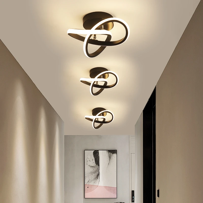 Modern Led Aisle Light Ceiling Lamp Cloakroom Corridor Balcony Foyer Ceiling Lights Acrylic Decoration Home Lustering Luminaire