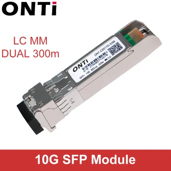 

10Gb SFP Module Multimode 300m MM Duplex SFP+ Transceiver LC Optical Connector SFP-10G-SR Compatible with Cisco Mikrotik Switch