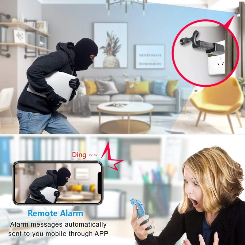 Mini High-definition Portable IP Wireless Home Security WiFi Camera With Motion Detection Remote Monitoring For IOS/Android best cheap camcorder