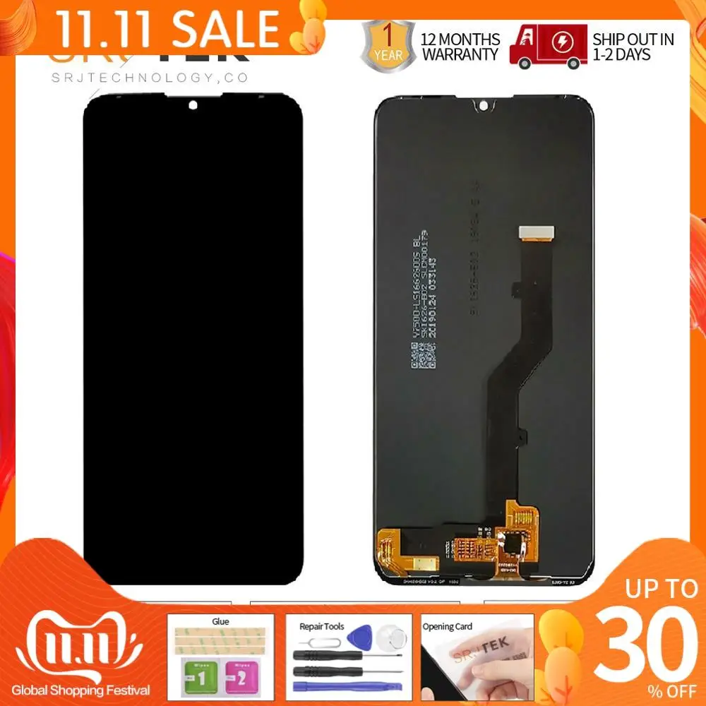 

100% Tested For ZTE Blade V10 Vita 6.26'' LCD Display and Touch Screen Digitizer For ZTE Blade V10 Vita Screen Replacement Parts