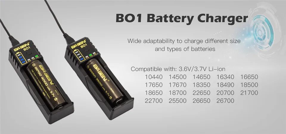18650 Smart Charger 3.7V Li-liion battery 26650 21700 Li-liion battery Smart Charger for black lithium battery 5v 2A