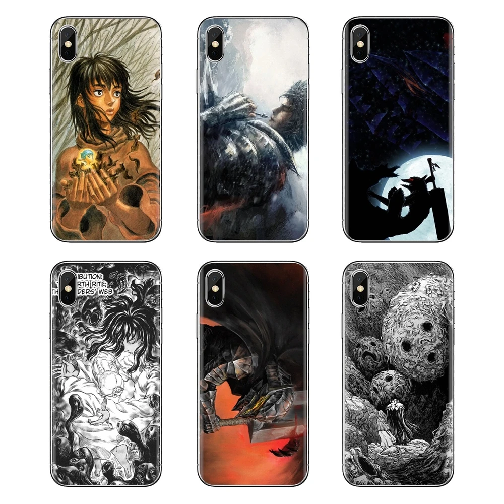 Прозрачные мягкие чехлы японские Anime BERSERK Art Для huawei mate Honor 4C 5C 5X6X7 7A 7C 8 9 10 8C 8X20 Lite Pro |