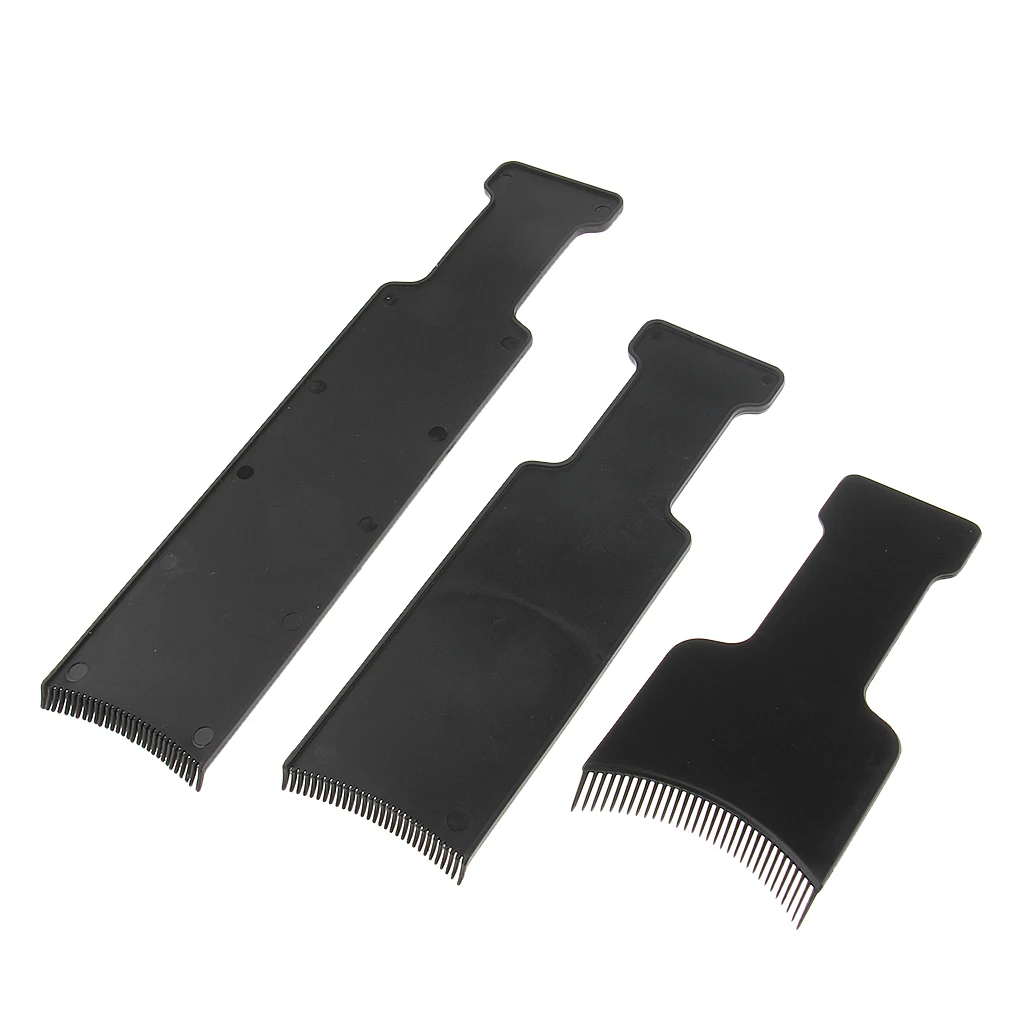 Black Salon Barber Long Hair Coloring Board Hairdresser Dyeing Plate Tools for Women Men Hairstyling
