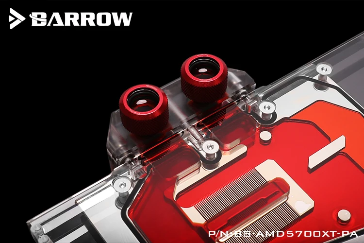 Колючий водяной блок для AMD Radeon RX 5700 / 5700XT GPU Card/полноэкранный медный радиаторный
