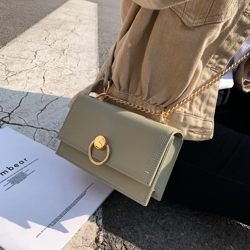 

Phenanthrene New Arrival Bag Women's 2019 New Style Autumn And Winter Versatile Textured Retro Square Sling Bag CHIC Simple Cros