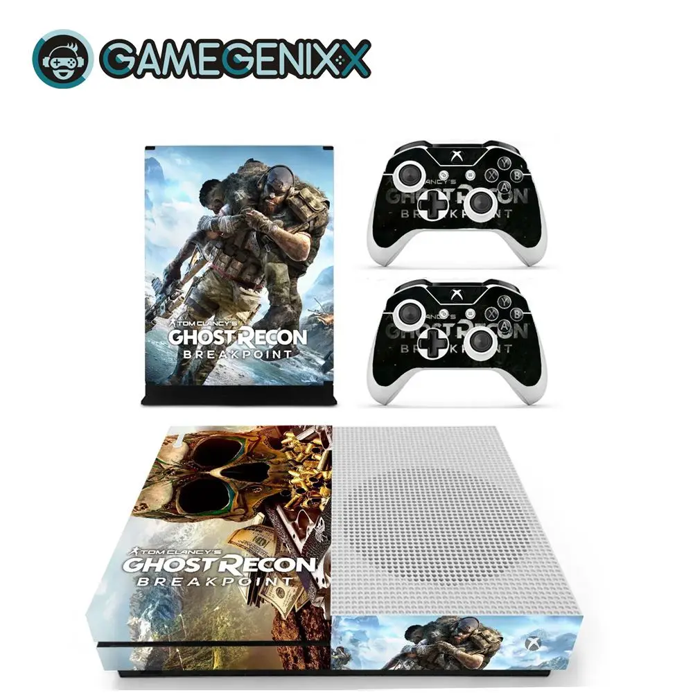Защитная Наклейка на кожу GAMEGENIXX для Xbox One Slim Console и 2 контроллера-Ghost Recon