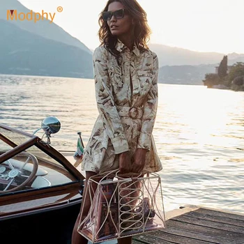 

Casual printed two-piece suit button short women's lapel long sleeve high waist belt shorts sexy sweet style suit new 2019 winte