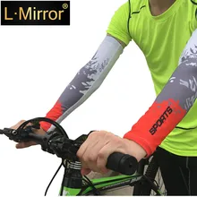 L. Зеркало 1 пара УФ Защита кулер рукава унисекс мужчины женщины солнцезащитный рукав для велосипеда/Пешие прогулки/бег/гольф