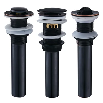 

Pop Up Drain Stopper with Overflow Hole Wash Basin Drain Filter Sink Drain Bathroom Accessories Bathtub Plug Trap Hair Catcher