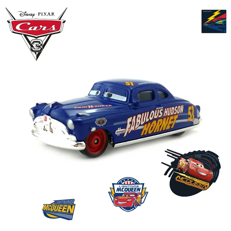 Disney Pixar Cars2 Cars3 Lightning McQueen 39 стильный 1:55 литой автомобиль металлический набор из