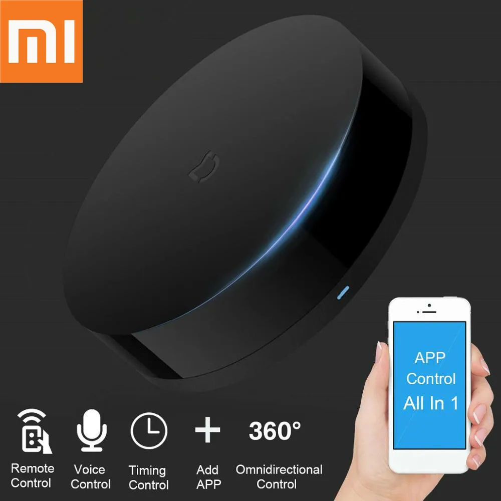 Оригинальный Универсальный умный пульт дистанционного управления Xiaomi Wi Fi + ИК
