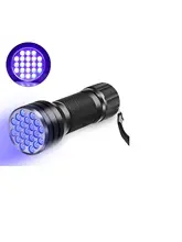  UV Flashlight 21LED 12LED UV Light 395-400nm LED UV Flashlights linterna torch Ultraviolet Black Light lamp 