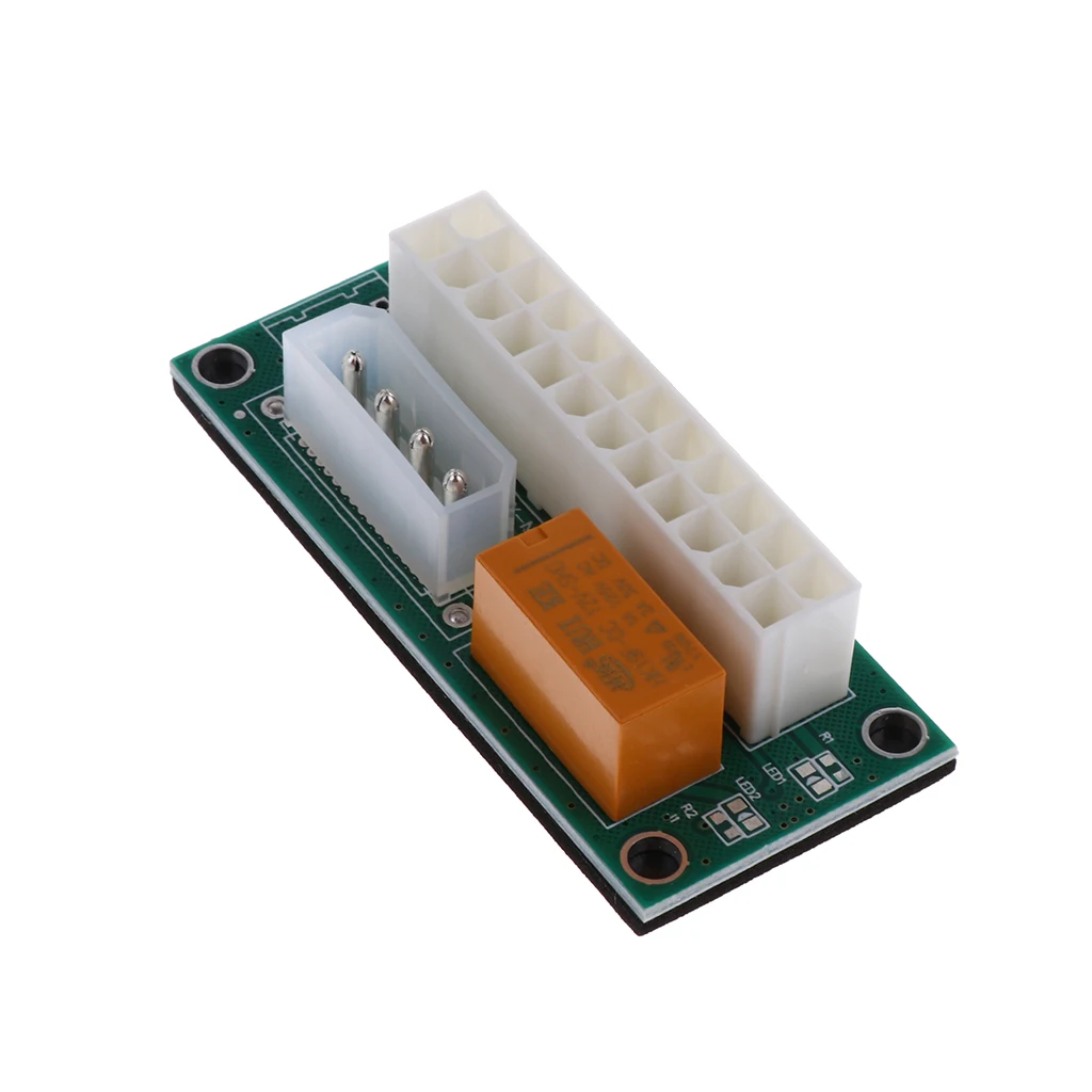 Computer 24 Pin Multiple PSU Power Supply Sync Starter 4Pin Interface Connector for Miner Mining