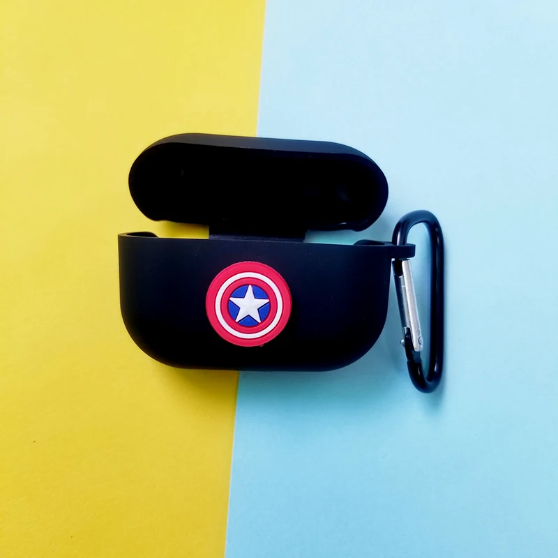 10 Милые мультипликационные Супергерои Bluetooth наушники чехол для Airpods 3 Защитная крышка для Airpods Pro чехол s зарядная коробка с крючками - Цвет: 10