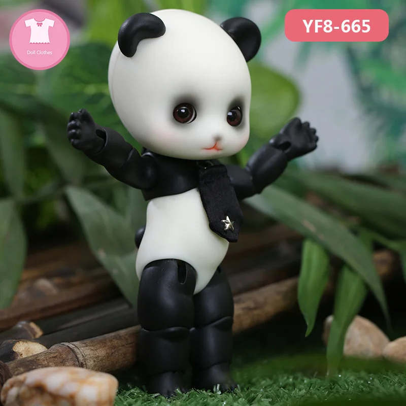 BJD SD кукольная одежда 1/8 Стиль Фэнтези панда для девочки или мальчика кукла аксессуары для кукольной одежды