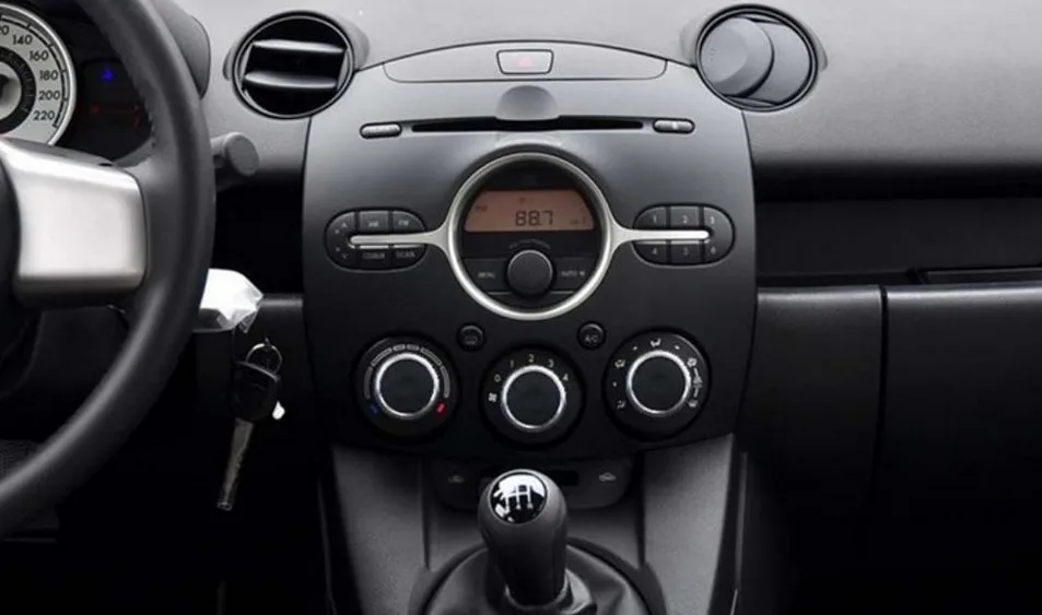 Подходит для Mazda 2 M2 Horse 2 кондиционер воздуха Модифицированная Кнопка кондиционера из алюминиевого сплава