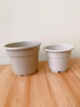 

White Color Flower Planter Plant Pot Home Office Decor Plastic Flowerpot Rose Container Plant Pot