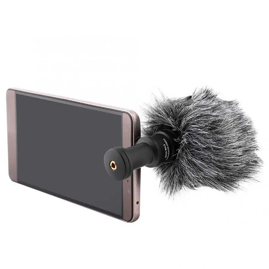 COMICA microfono inalambrico, микрофон для мобильного телефона, смартфон, микрофон для iPhone, samsung, с ветрозащитным микрофоном, Студийный микрофон