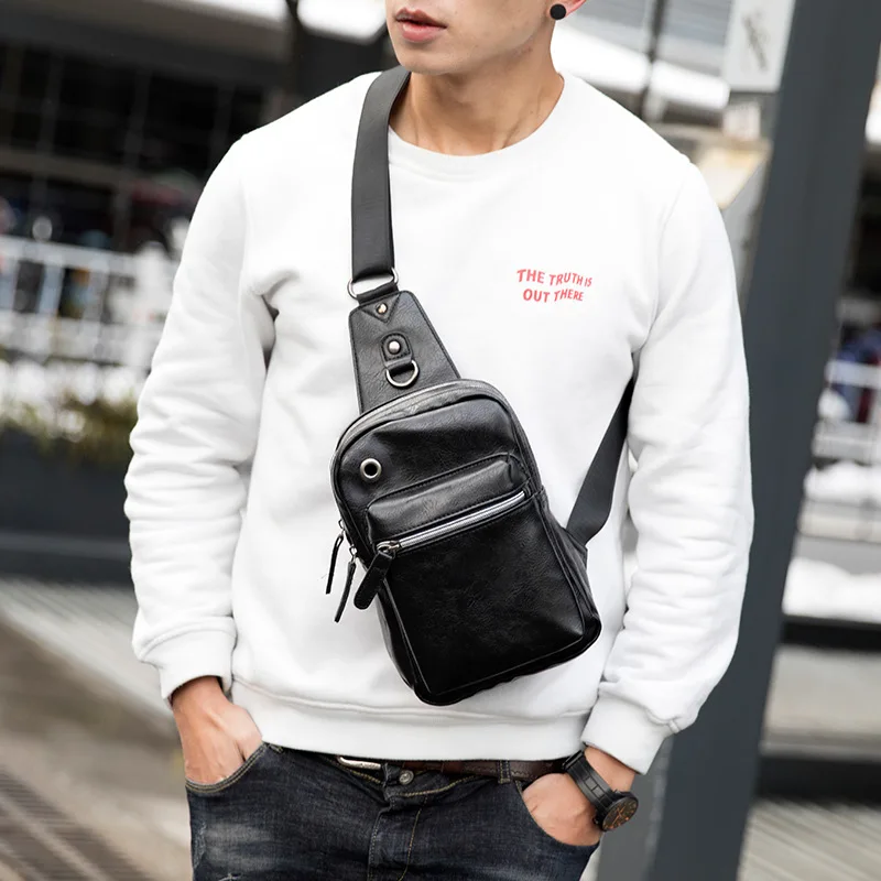 

New leisure bag men's messenger bag shoulder bag sports backpack