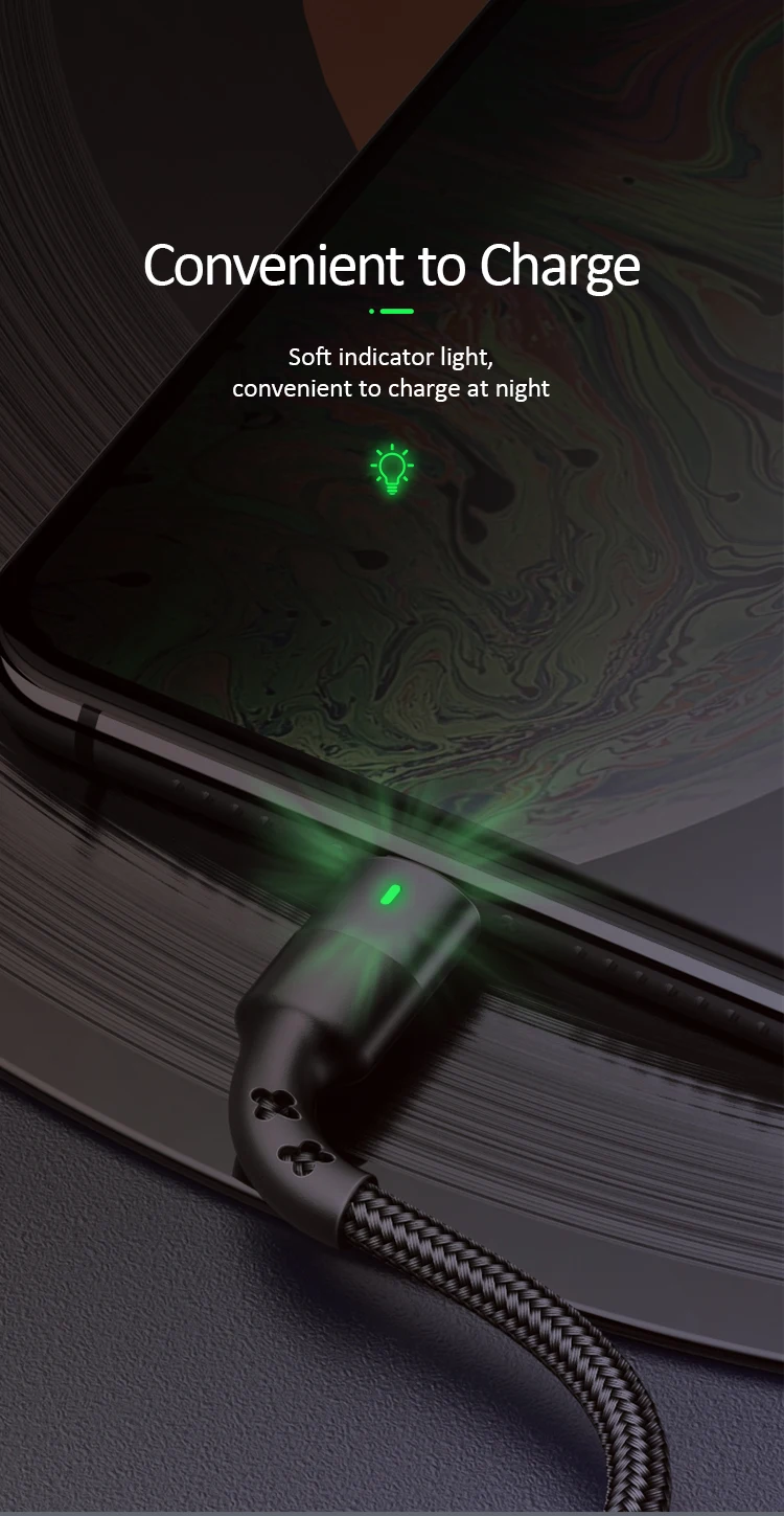 USAMS кабель usb lightning короткий 0,5 м 1 м 2 м Быстрая зарядка для iphone xs max xr 8 7 6s plus 5S 11 ipad pro Быстрая зарядка led