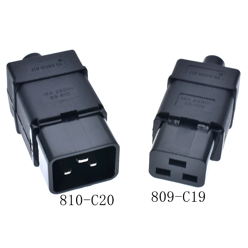 PDU/UPS розетка стандарт IEC320 C19 C20 16A 250 В переменного тока Электрический Кабель