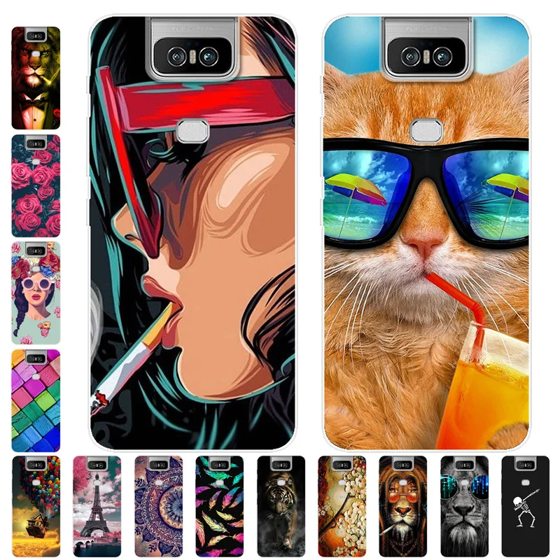 

Case for Asus Zenfone 6 ZS630KL Case Cover Silicone Phone Case For Asus Zenfone6 2019 6Z Cover For Asus Zenfone 6 2019 ZS630KL