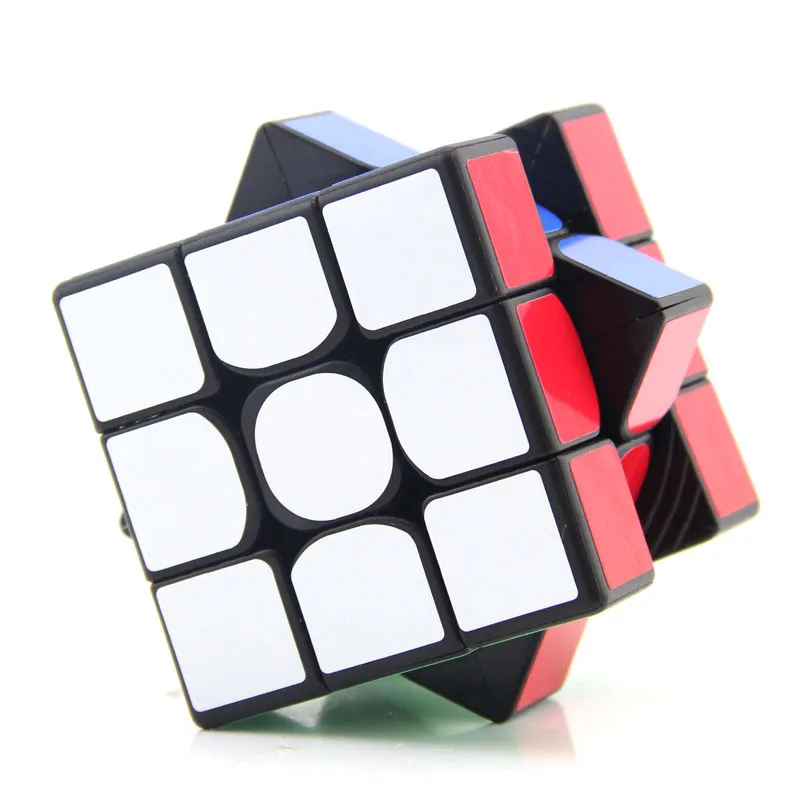 Yuxin маленькая Магия 3x3 куб черный/стикер меньше/белый стикер головоломка ранняя развивающая игрушка