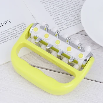 

1pc Portable Handle Fat Press Roller Massager Body Lymphatic Massage Arm Leg Neck Pain Relief Cellulite Massager