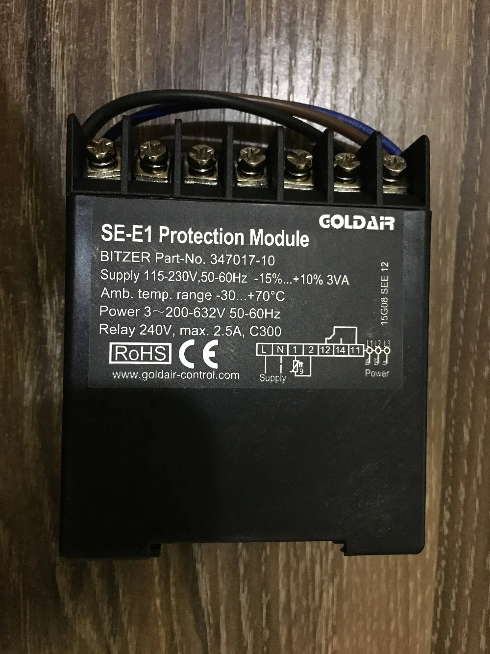

Screw compressor protection 347017 10 module SE-E1/ INT69-E1 motor protector 347017 01