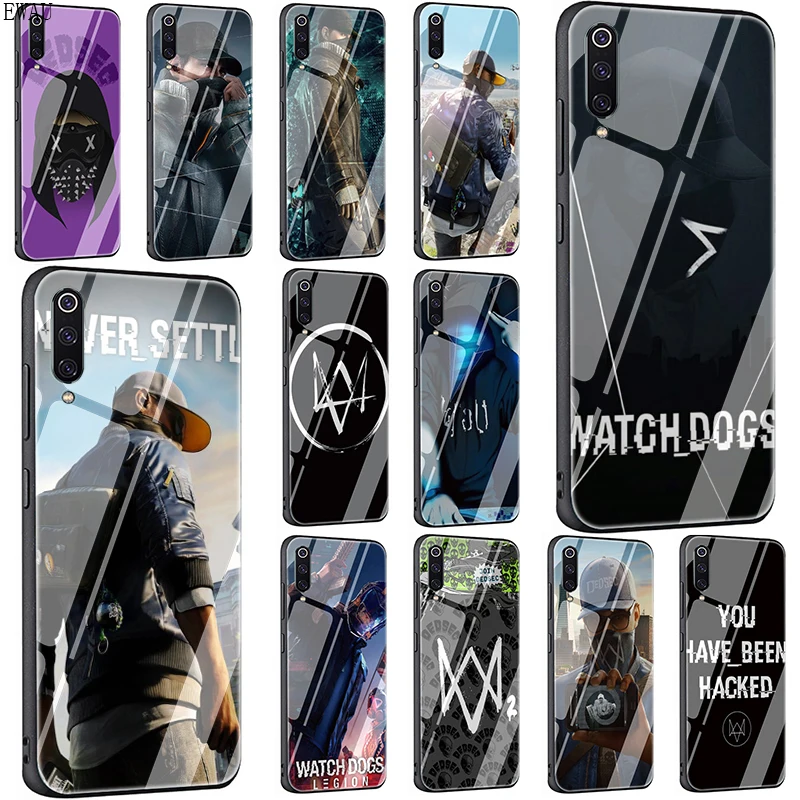 Чехол для телефона из закаленного стекла EWAU watch dogs 2 Xiaomi 5X 6X 8 Lite 9 A1 A2 F1 Remdi 4X 6A Note 5 6 7
