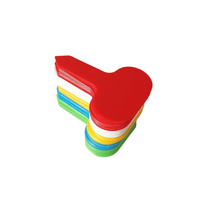 100Db Növényi Jelölők T Alakkerti Címkék Kertészeti Pvc Műanyag Növények Óvoda Bonsai Zamatos Osztályozási Kártya - Image 2