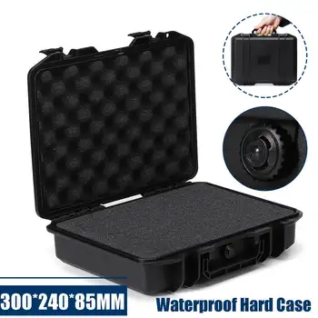 

300x240x85MM PP Waterproof Hard Carry Case Bag Tool Kits with Sponge Storage Box Safety Protector Organizer Hardware Toolbox