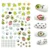 2021The New 3D Nail Sticker cute cartoon stickers for nail Foil Flowers Design Nails Accessories Fashion Manicure Sticker