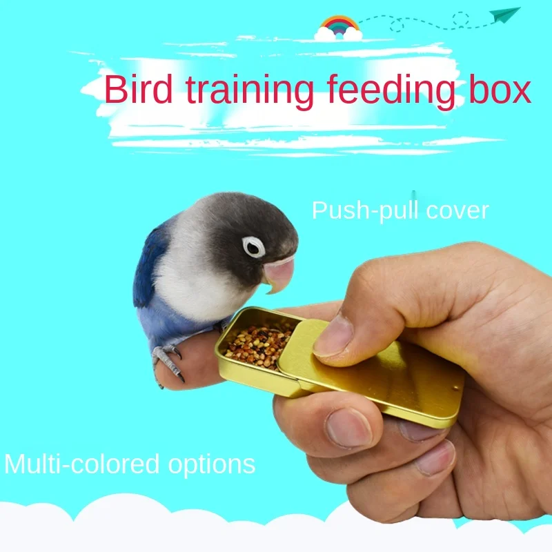 Parrot Training Jar Bird Special Bird Food Jar Food Pushpull Food Container Starter Bird