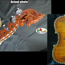 Инкрустация и drawin скрипка Hardanger скрипка норвежская скрипка 4/4 скрипка(4*4)#11145