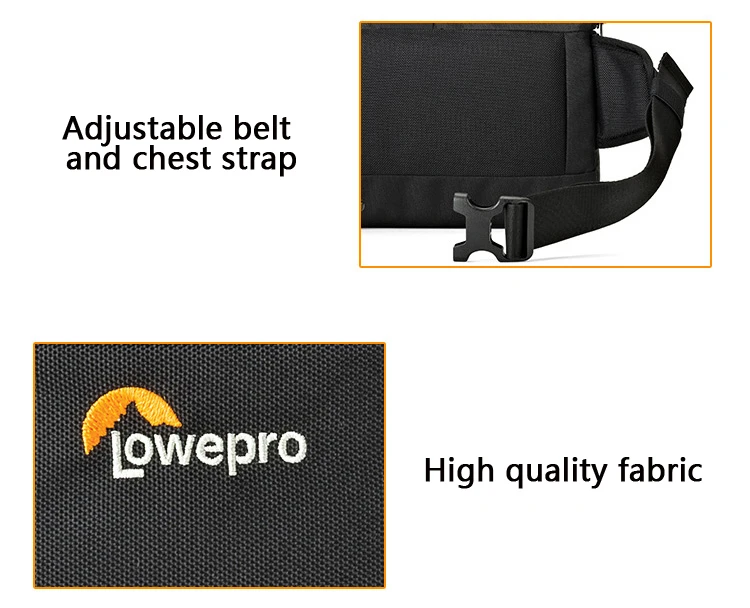 Gopro натуральная Lowepro Duo для зеркальной однообъективной камеры Камера Фото сумка для отдыха рюкзак, сумка через плечо поясная сумка
