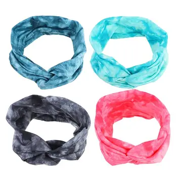 

4Pcs Elastic Yoga Non-Slip Women Hairbands Headbands Running Exercise Bands