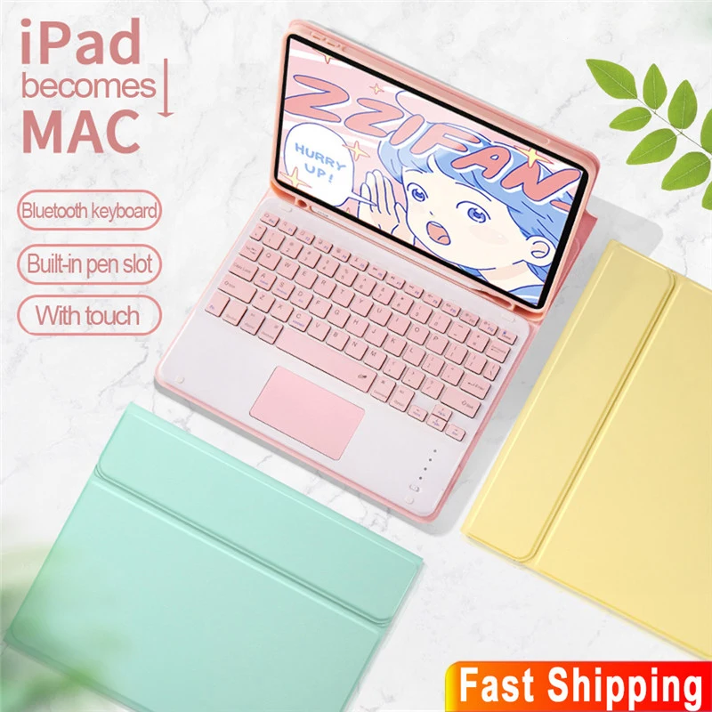 Чехол с тачпадом для iPad 10 2 2020 2019 чехол 7-го 8-го поколения клавиатура мышью ipad 8 7