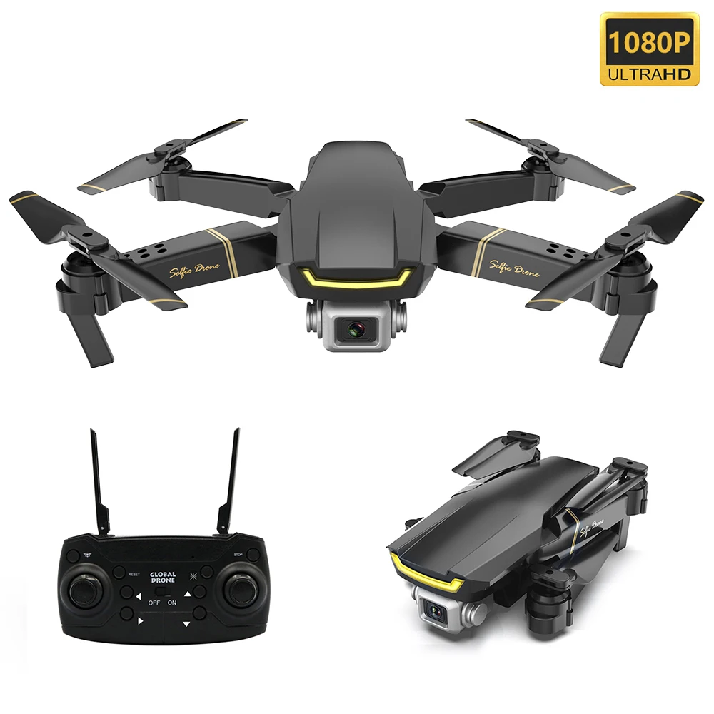 

GW89 Wifi FPV RC Drone with 1080P Camera HD Gesture Photo Video Altitude Hold Foldable RC Quadcopter for Beginner VS E58