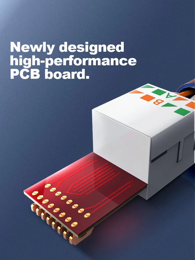 AUCAS Rj45 Connector Cat8 Cat7 Cat6 Lan Cable External HDs Computer Accessories Computer Components Keystone Network Tools Crimp