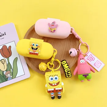 

Cute Silicone Case Wireless Bluetooth Earphone Case for huawei honor flypods 3 Protective Cover with Keyring