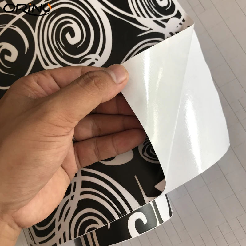 Black White Camouflage Vinyl Film Sticker-6