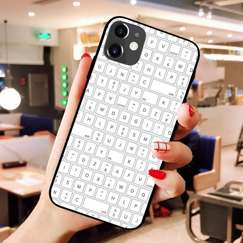 Чехол для телефона с формулой клавиатуры iPhone 11 pro XS MAX 8 7 6 6S Plus X 5 5S SE XR SE2020|Бамперы| |